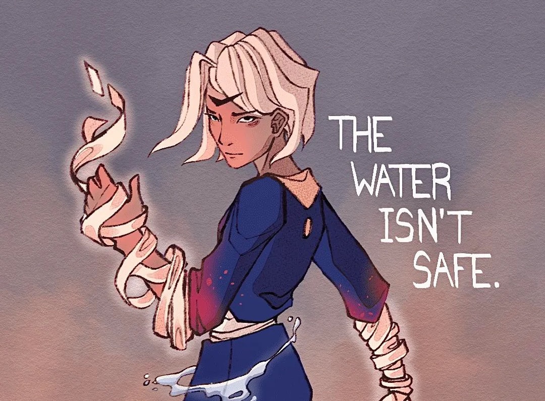 Syrenics webtoon cover art