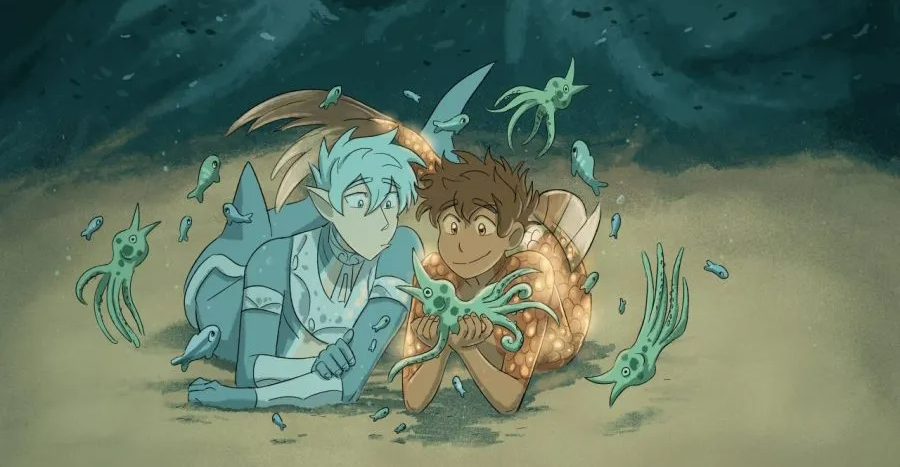 Castle Swimmer webtoon cover art