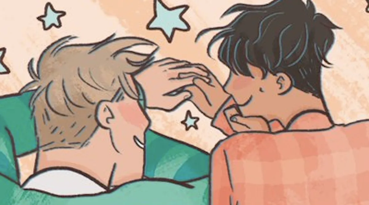 Heartstopper webtoon cover art