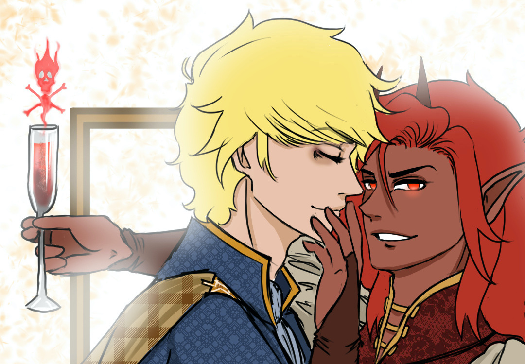 The Poisoner’s Piece webtoon cover art
