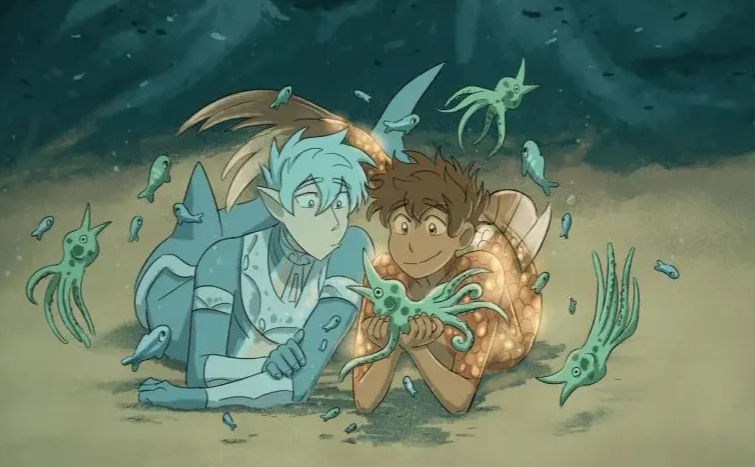 Castle Swimmer webtoon cover art