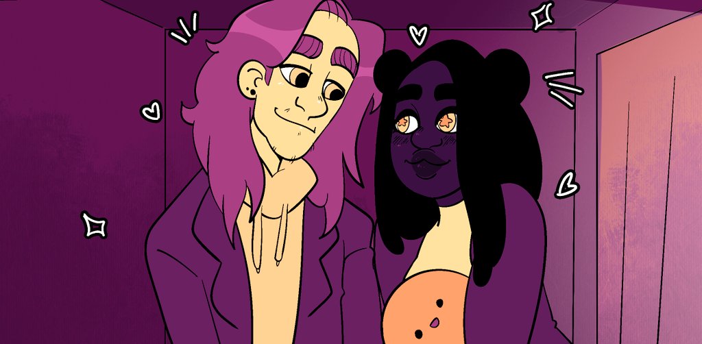 Honey & Cigarettes webtoon cover art