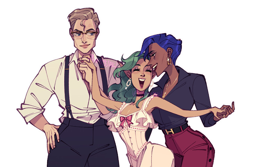 Ladykillers webtoon cover art