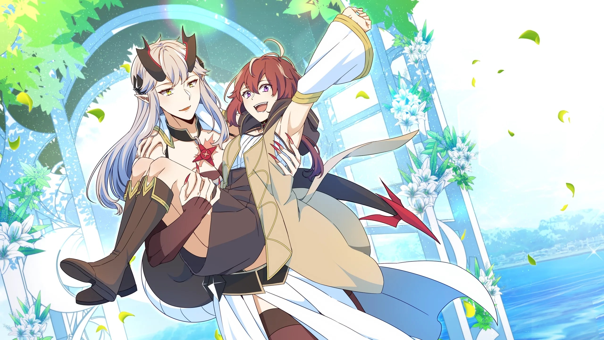 Mage & Demon Queen webtoon cover art