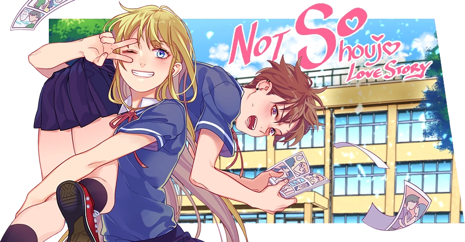 Not So Shoujo Love Story webtoon cover art